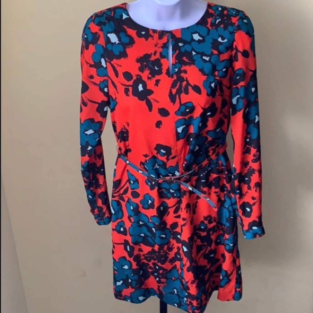 The Limited Belted Floral Dress